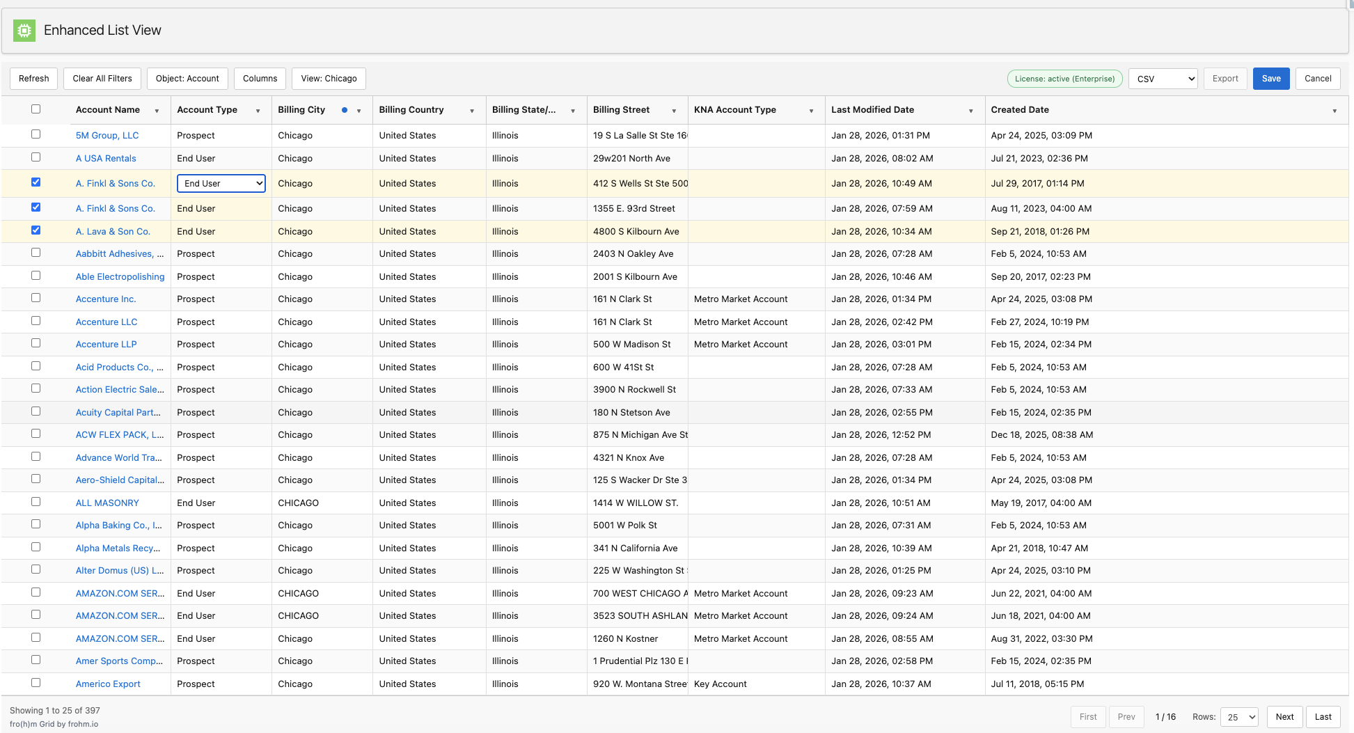 Frohm Grid product detail screenshot